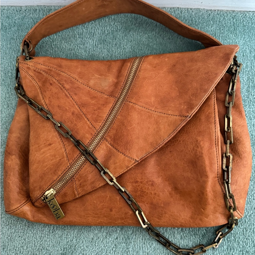 Vintage Kooba Tan Leather Women's Bag